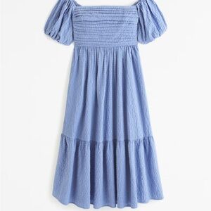 Abercrombie Emerson Off-The-Shoulder Midi Dress